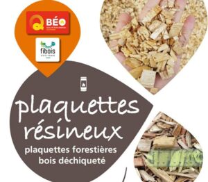 Plaquettes forestières en vrac
