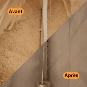Nettoyage de silo à pellets par Gard'Bois